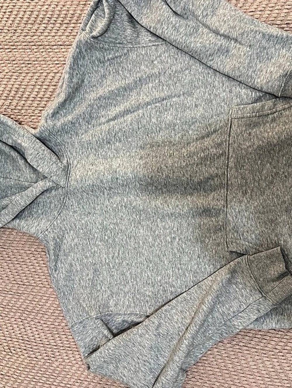 No boundaries oversized fit gray hoodie